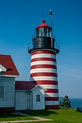 West Quoddy Head Light in Down East Maine